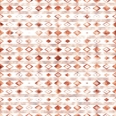 Grunge desenli Geometrik kilim ikat deseni