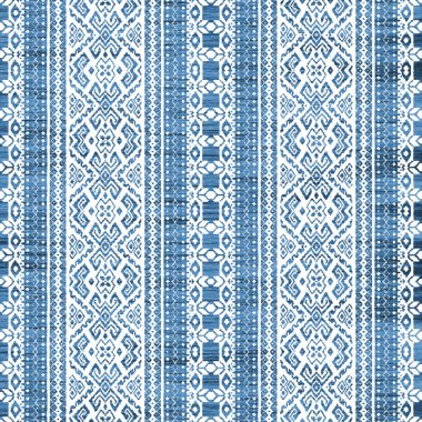 Grunge desenli Geometrik kilim ikat deseni