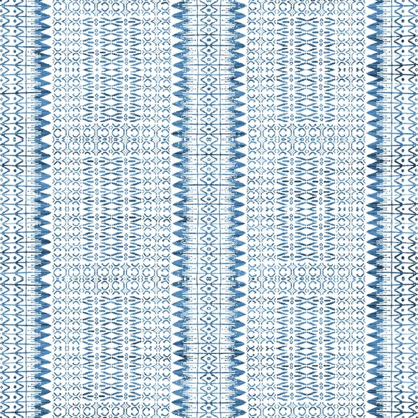 Geometrický Kilim Ikat Vzor Grunge Texturou — Stock fotografie