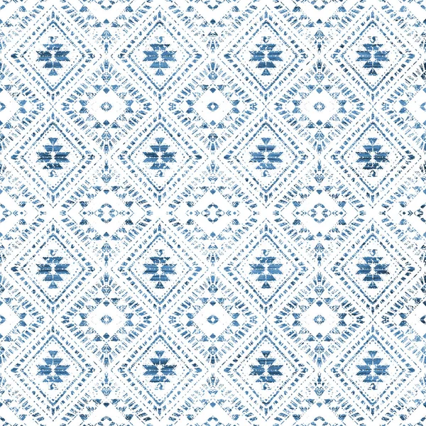 Grunge desenli Geometrik kilim ikat deseni