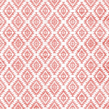 Grunge desenli Geometrik kilim ikat deseni