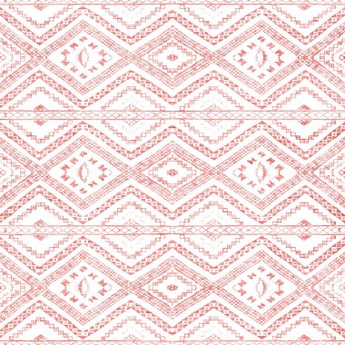 Grunge desenli Geometrik kilim ikat deseni