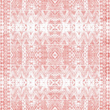 Grunge desenli Geometrik kilim ikat deseni