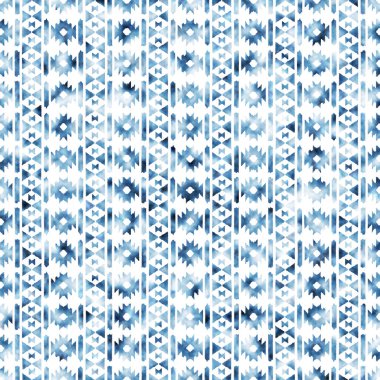 Grunge desenli Geometrik kilim ikat deseni