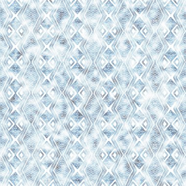 Grunge desenli Geometrik kilim ikat deseni