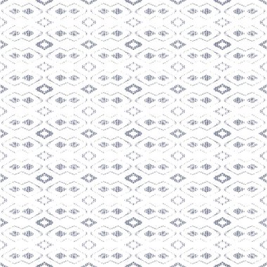 Grunge desenli Geometrik kilim ikat deseni