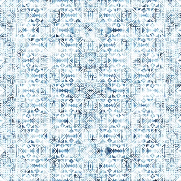 Geometric Kilim Ikat Pattern Grunge Texture — Stock Photo, Image