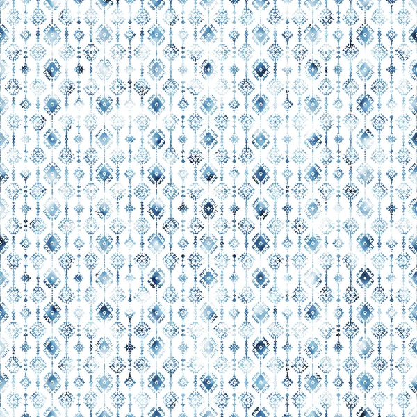 Geometrische Kelim Ikat Patroon Met Grunge Textuur — Stockfoto