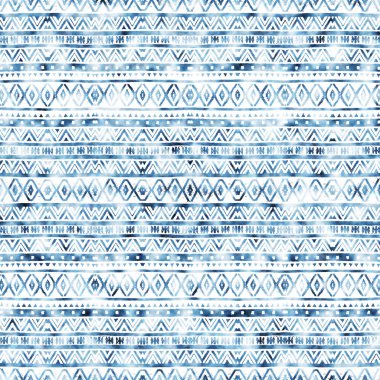Grunge desenli Geometrik kilim ikat deseni
