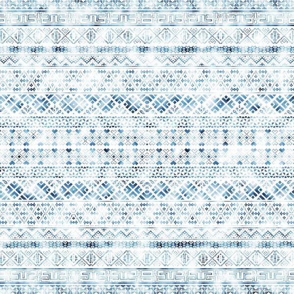 Geometrische Kelim Ikat Patroon Met Grunge Textuur — Stockfoto