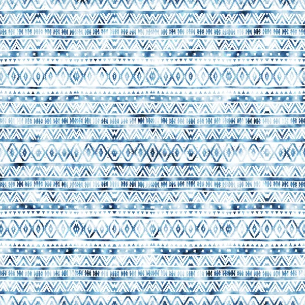 Padrão Geométrico Kilim Ikat Com Textura Grunge — Fotografia de Stock