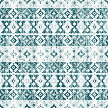 Grunge desenli Geometrik kilim ikat deseni
