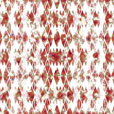 Grunge desenli Geometrik kilim ikat deseni