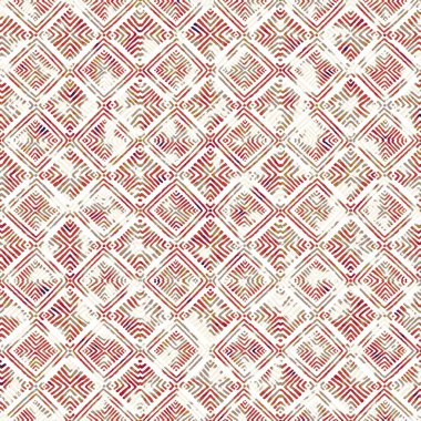 Grunge desenli Geometrik kilim ikat deseni