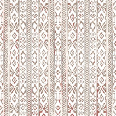Grunge desenli Geometrik kilim ikat deseni