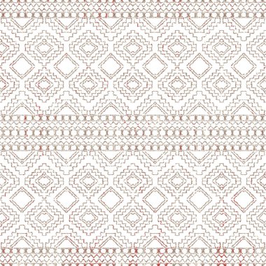 Grunge desenli Geometrik kilim ikat deseni