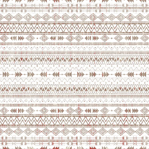 Grunge Desenli Geometrik Kilim Ikat Deseni — Stok fotoğraf