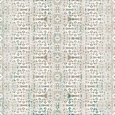 Grunge desenli Geometrik kilim ikat deseni