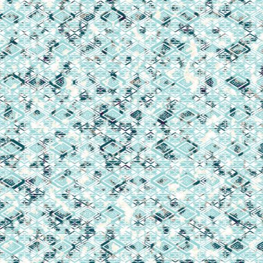 Grunge desenli Geometrik kilim ikat deseni