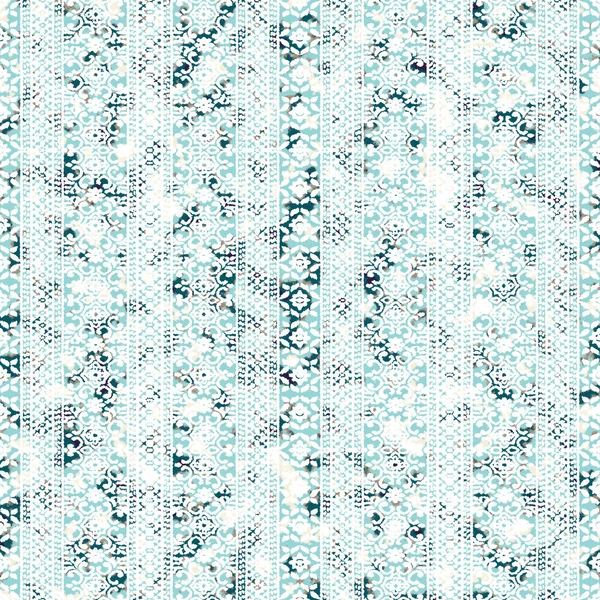 Geometrische Kelim Ikat Patroon Met Grunge Textuur — Stockfoto