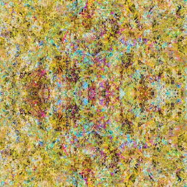 Geometrik dairesel damaske grunge desenli pürüzsüz desen