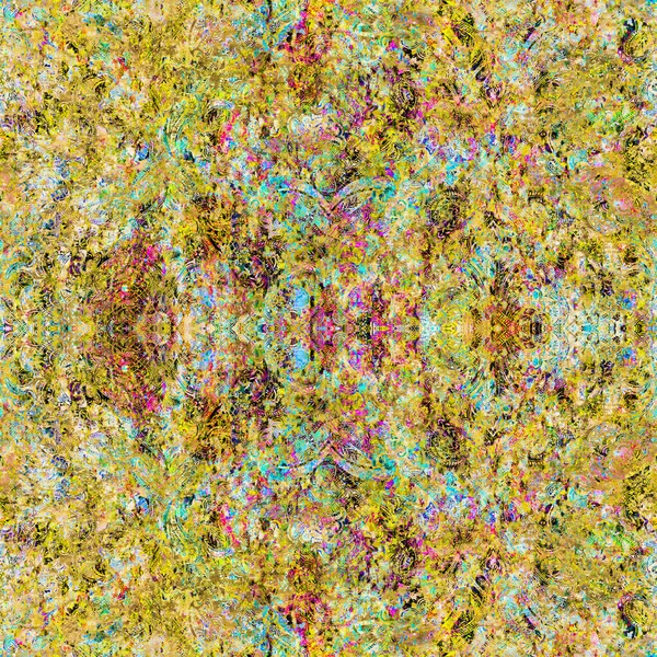 Геометрическая Круглая Дамаска Швов Граненой Текстурой — стоковое фото
