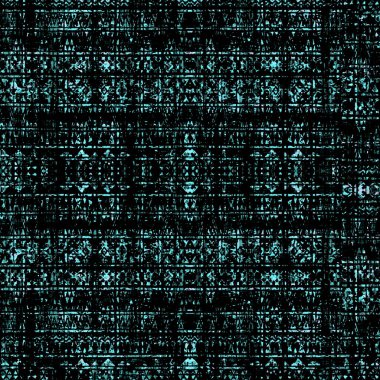 Geometrik dairesel dikişsiz kilim ikat deseni grunge desenli