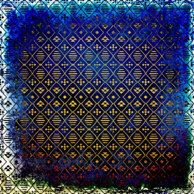 Geometrik Boho Biçimli Kabile Şablonu