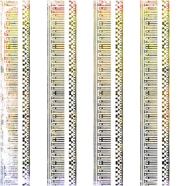 Geometrikus Boho Stílus Törzsi Minta Zavaros Textúra Hatás — Stock Fotó