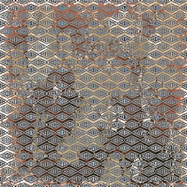 Geometrik Boho Biçimli Kabile Şablonu