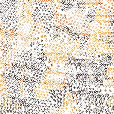 Geometrik Boho Biçimli Kabile Şablonu