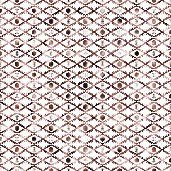 Geometrische Boho Style Tribal Patroon Met Distressed Textuur Effect — Stockfoto