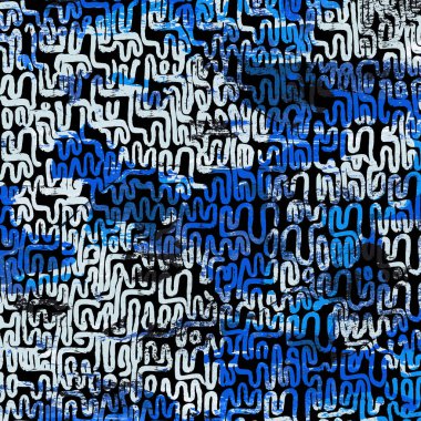 Geometrik Boho Biçimli Kabile Şablonu