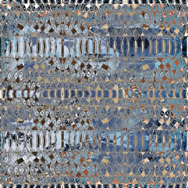 Geometrik Boho Biçimli Kabile Şablonu