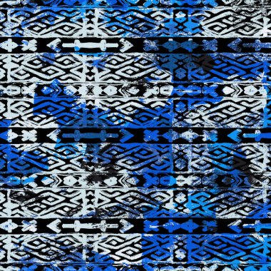 Geometrik Boho Biçimli Kabile Şablonu