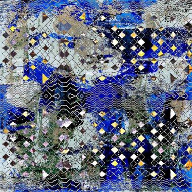 Geometrik Boho Biçimli Kabile Şablonu