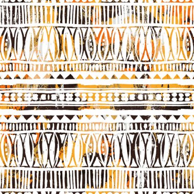 Geometrik Boho Biçimli Kabile Şablonu