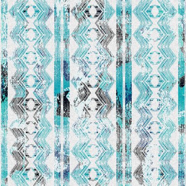 Geometrik Boho Biçimli Kabile Şablonu