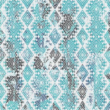 Geometrik Boho Biçimli Kabile Şablonu