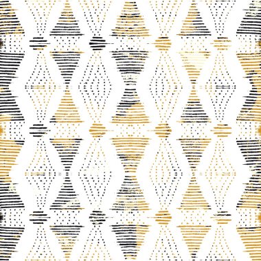 Geometrik Boho Biçimli Kabile Şablonu