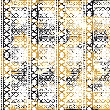 Geometrik Boho Biçimli Kabile Şablonu