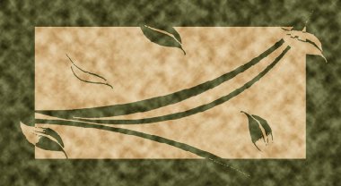 Halı Vintage Biçimli Kabile Şablonu