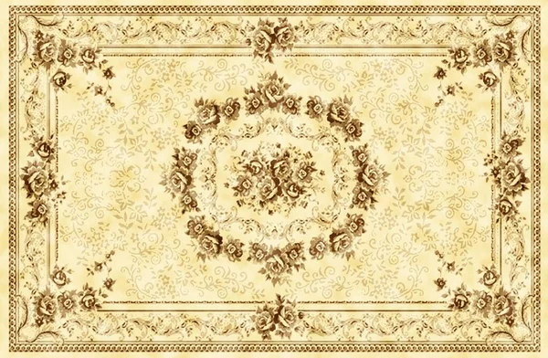 Carpet Vintage Style Tribal pattern with distressed texture and effect