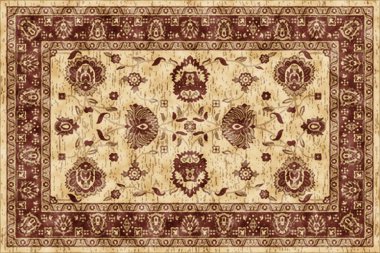 Halı Vintage Biçimli Kabile Şablonu