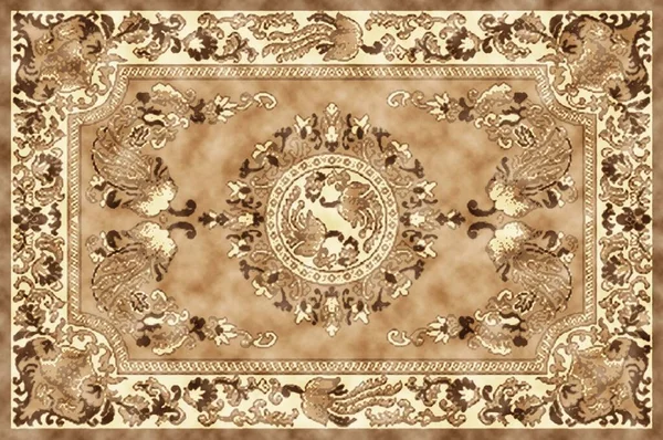 Carpet Vintage Style Tribal pattern with distressed texture and effect