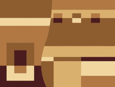 Halı ve banyo Vintage Kabile tasarımı deseni ve sıkıntılı doku ve efekt