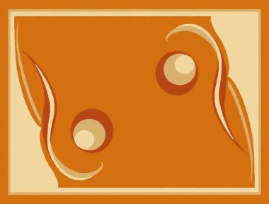 Halı ve banyo Vintage Kabile tasarımı deseni ve sıkıntılı doku ve efekt