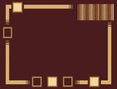 Halı ve banyo Vintage Kabile tasarımı deseni ve sıkıntılı doku ve efekt