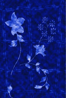 Halı ve banyo Vintage Kabile tasarımı deseni ve sıkıntılı doku ve efekt