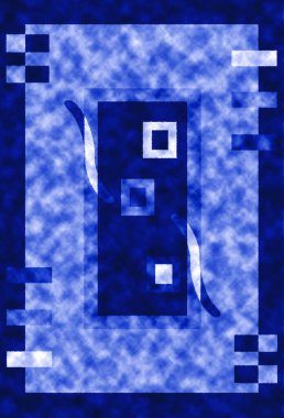 Halı ve banyo Vintage Kabile tasarımı deseni ve sıkıntılı doku ve efekt